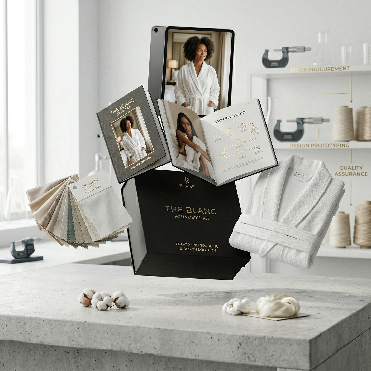 The Blanc Founder's Kit: Premium Loungewear Sample Box